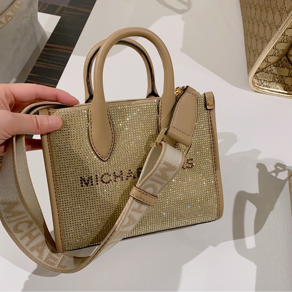 Michael Kors XS Mirella Crystal Crossbody - Picture 8 of 8